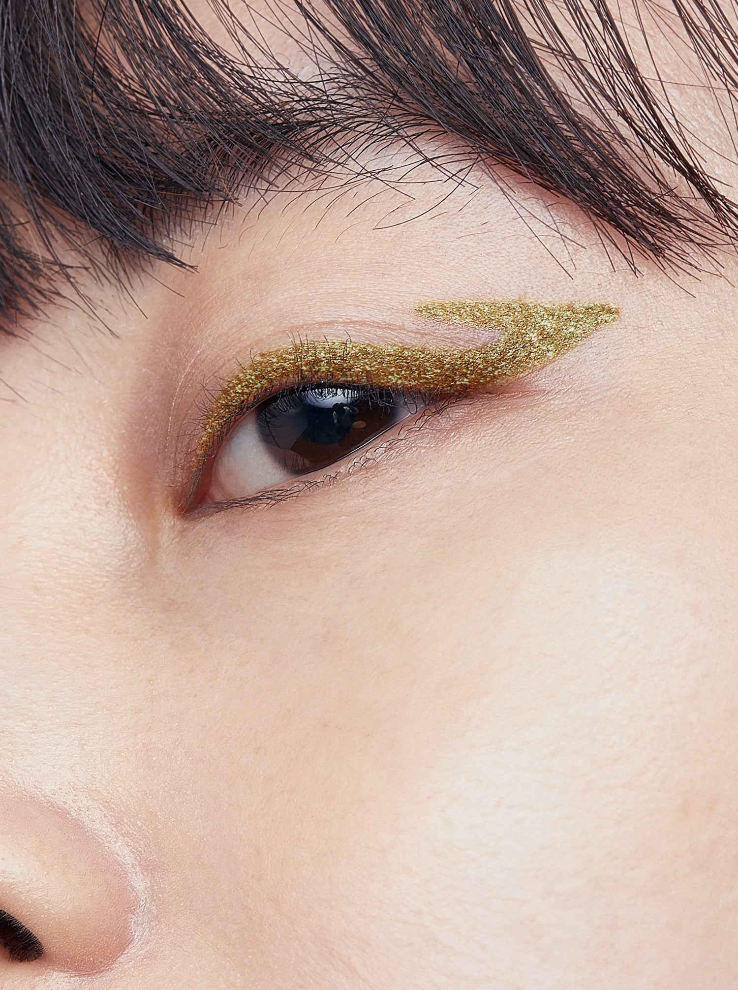 EYE OPENING LINER / Metallic Khaki